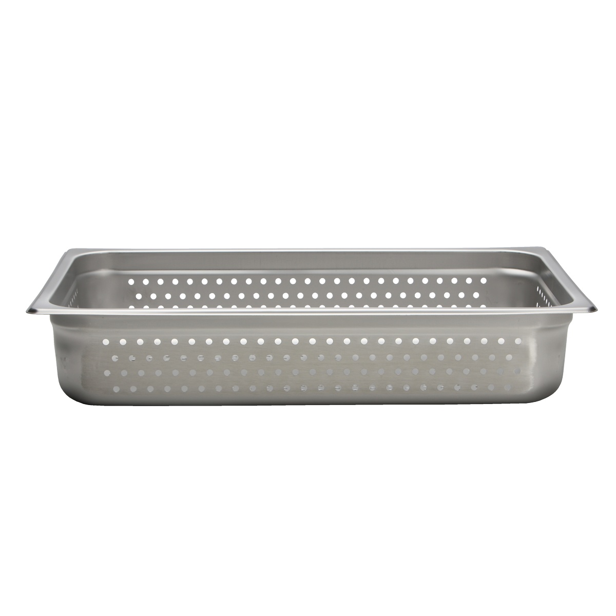 Libertyware 9004P full size perforated stainless steel food pan with anti-jam feature, 4 inches deep