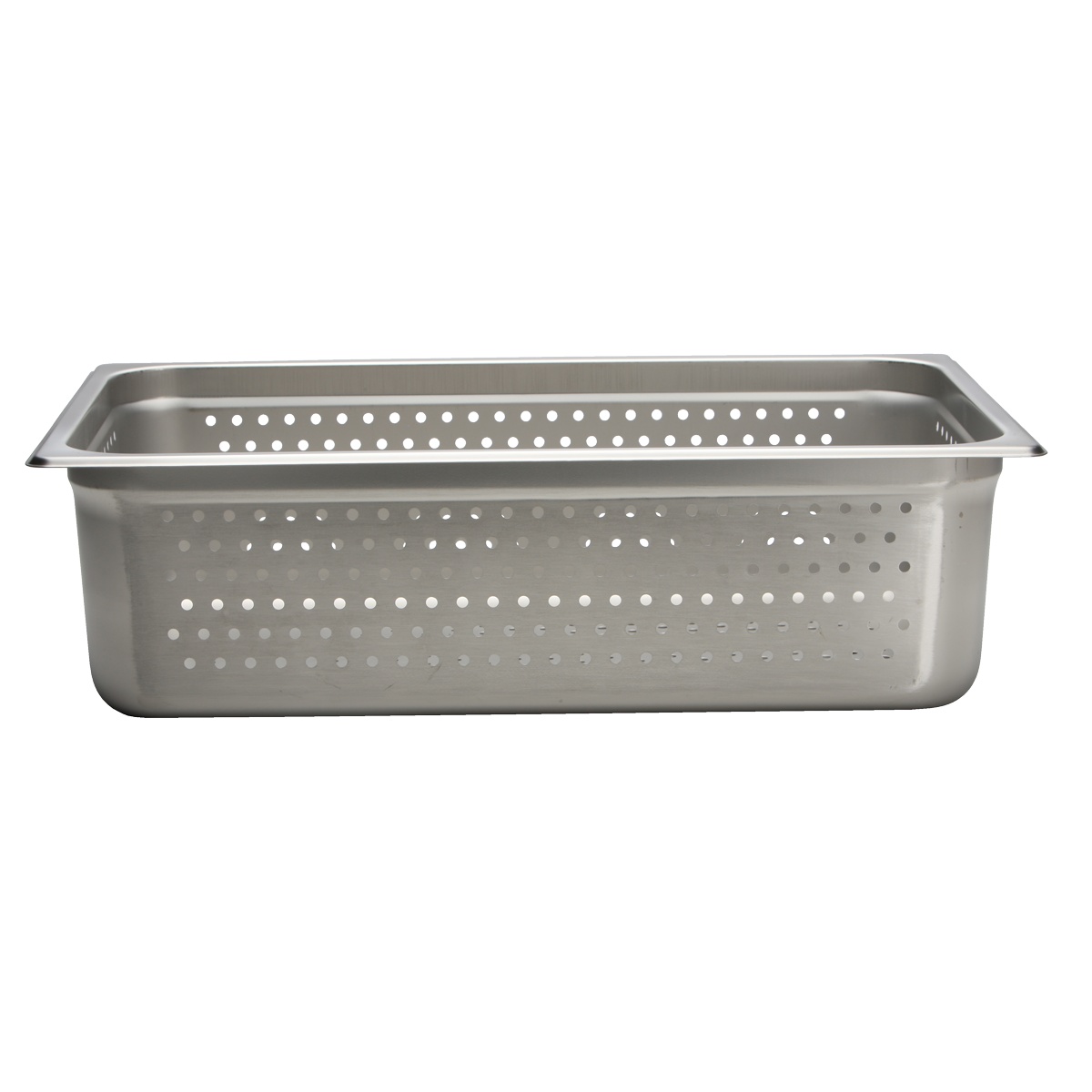 Libertyware 9006P full-size perforated stainless steel steam table food pan, 6-inch deep, shown on white background
