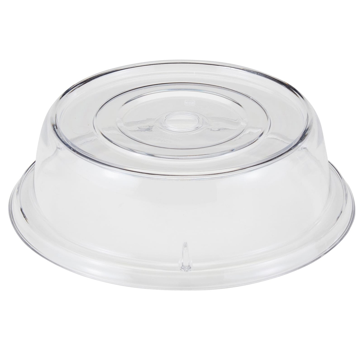 Cambro 900CW152 clear polycarbonate round plate cover, 9-1/8 inch diameter