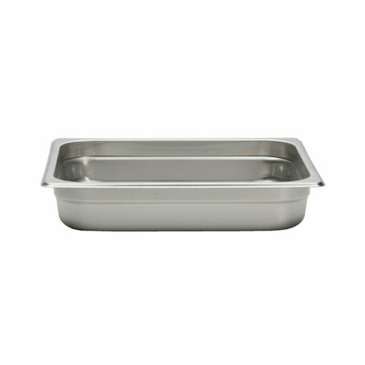 Libertyware 9122 half-size stainless steel steam table pan, angled top view on white background