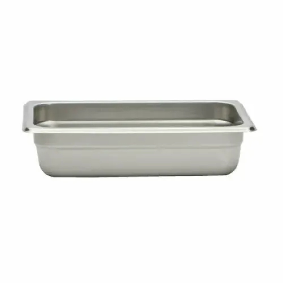 Libertyware 9142 1/4 size stainless steel steam table insert pan with solid bottom and anti-jam design