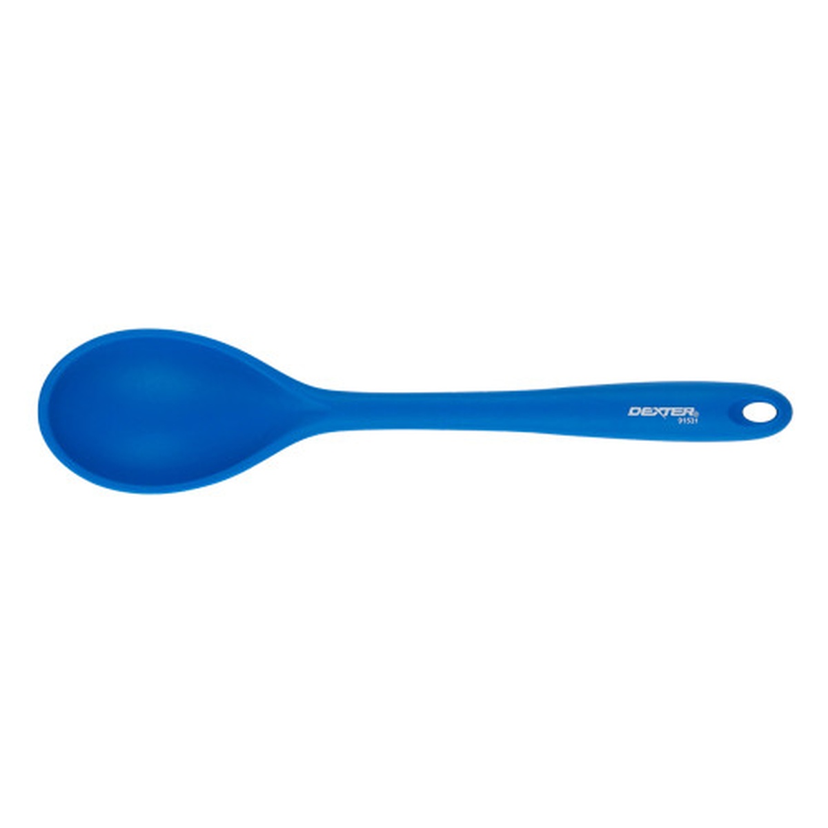 Dexter Russell COOL BLUE 11-inch high heat silicone spoon in solid blue