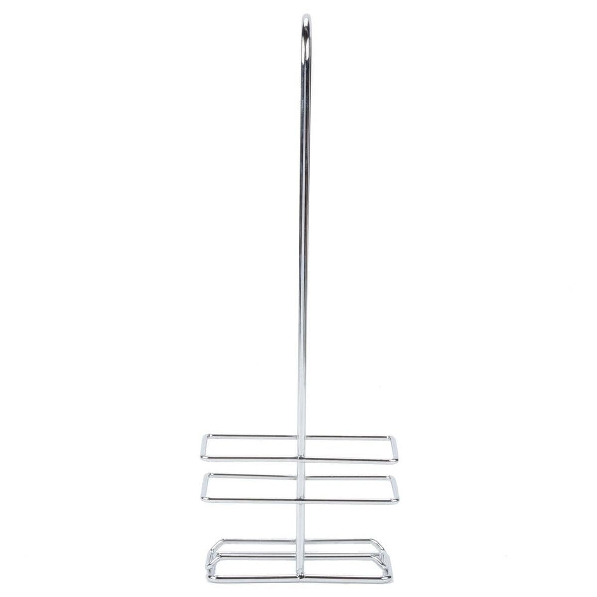 TableCraft 916R chrome wire cruet rack with loop handle, product on white background
