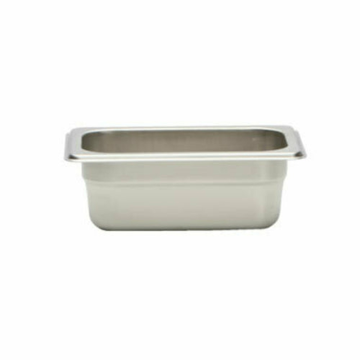 Libertyware 9192 1/9 size stainless steel steam table pan, 2-1/2 inch deep, angled view