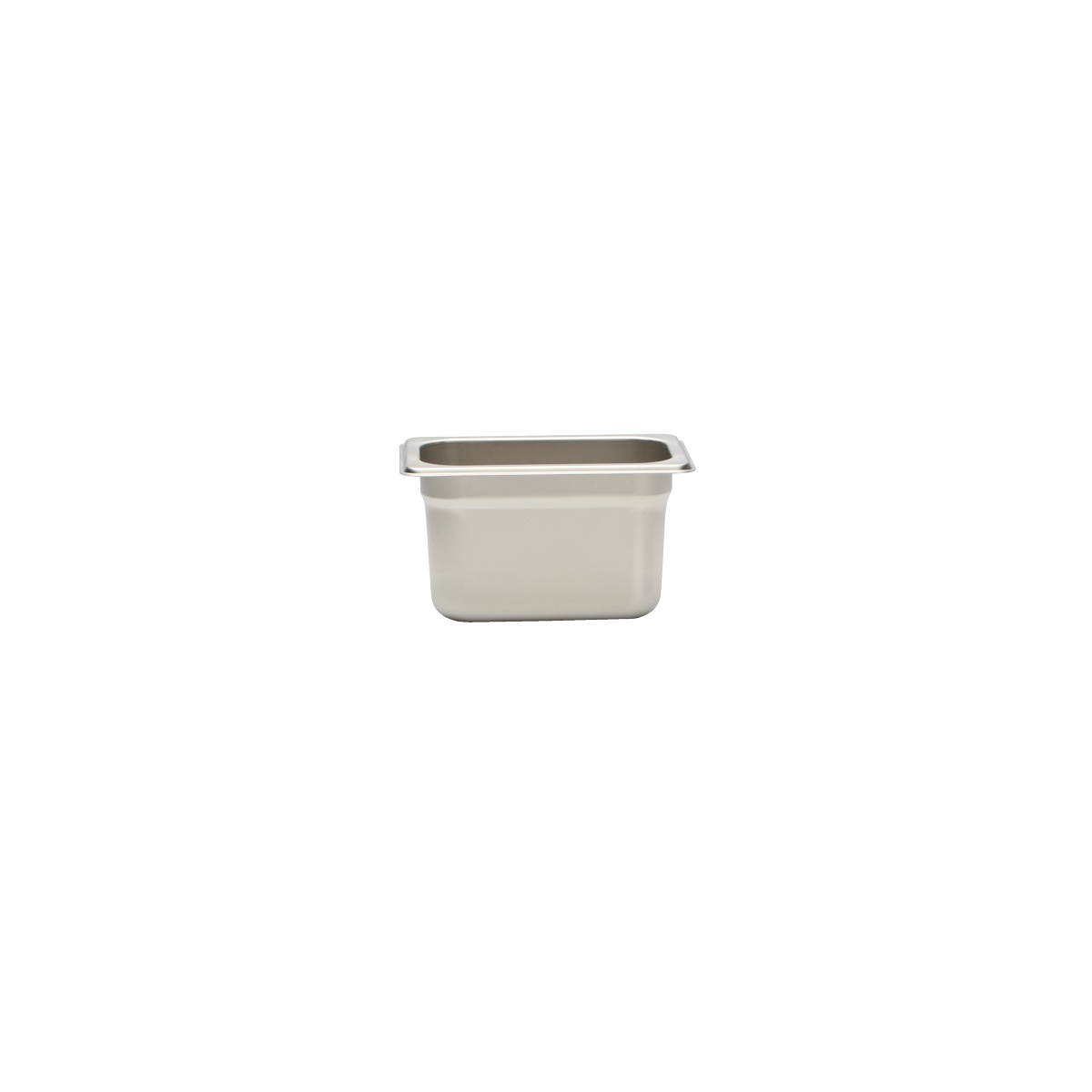 Libertyware 9194 stainless steel 1/9 size food pan front-facing view