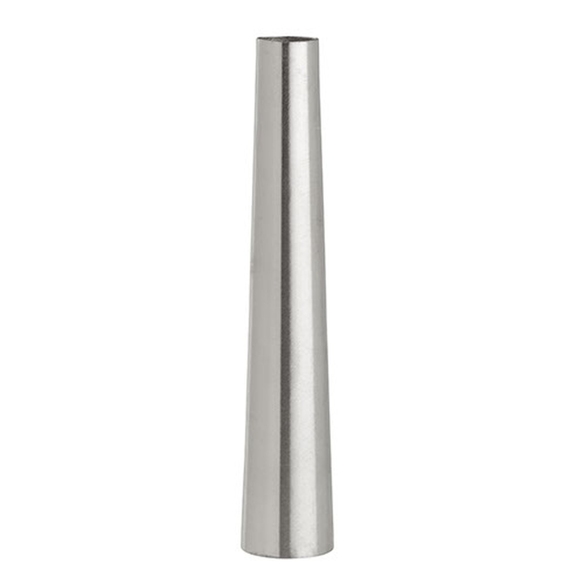 Ateco 922 stainless steel conical cream roll form mold, silver finish, standing upright