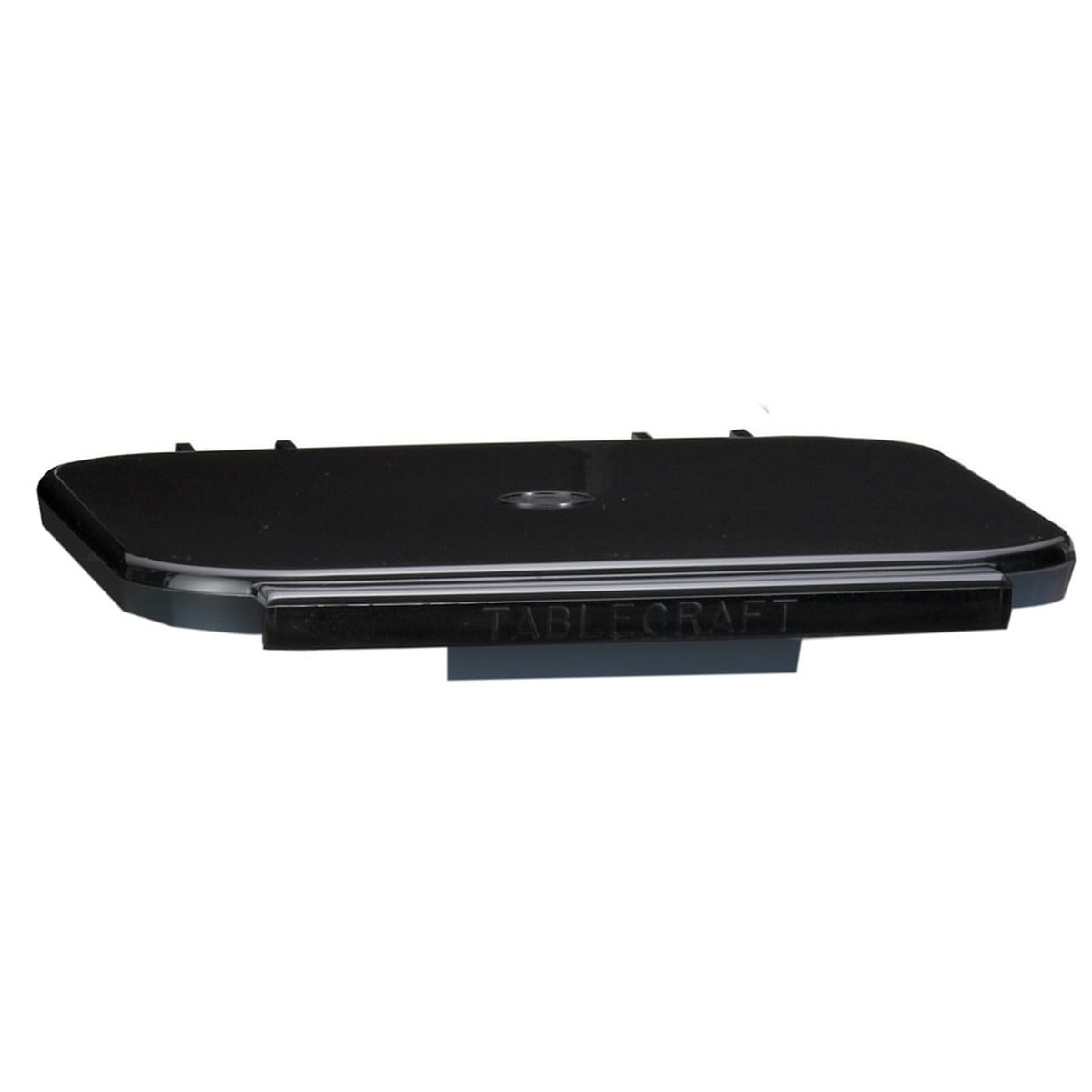Tablecraft 953C black polypropylene replacement lid for beverage dispensers 953 and 1053