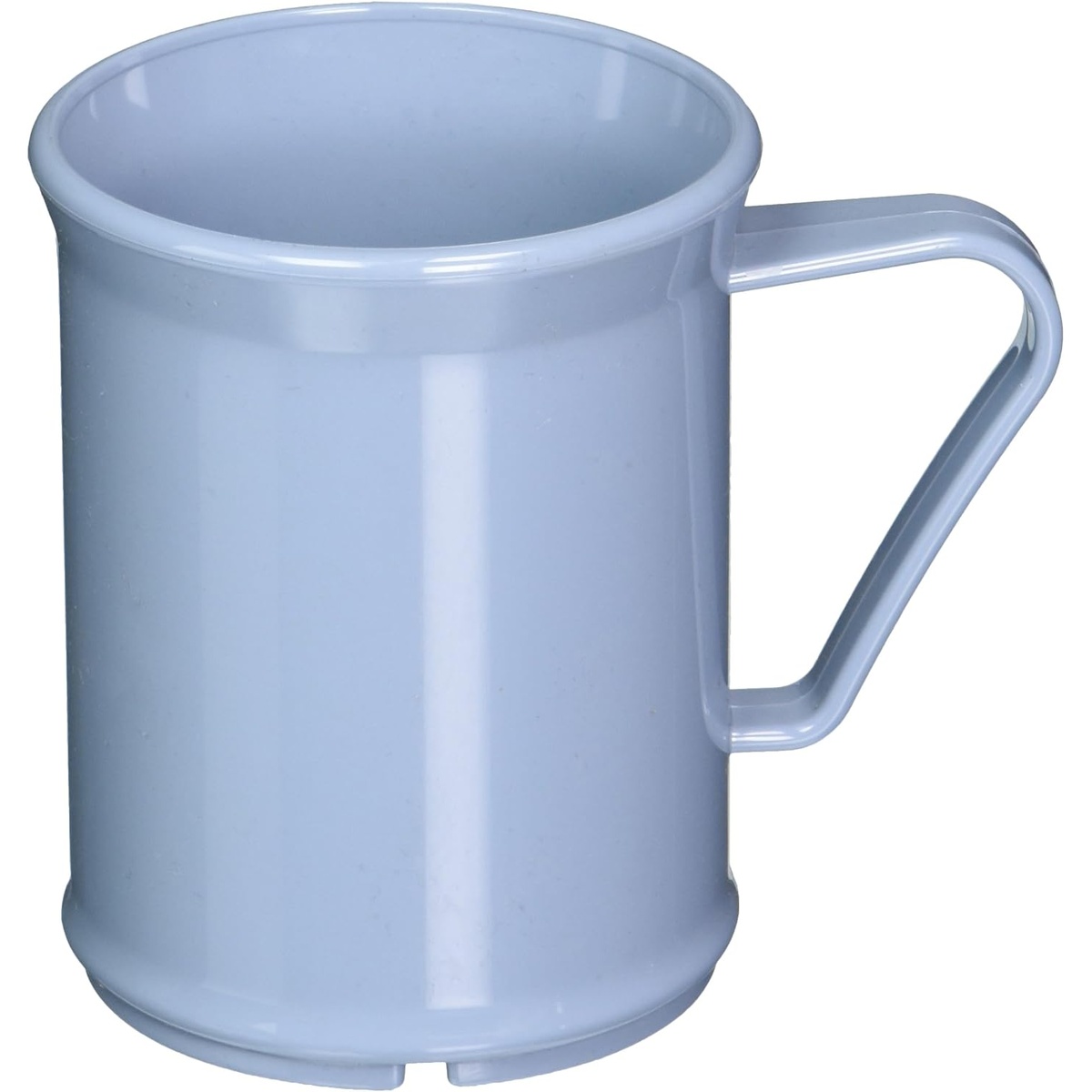 Cambro 96CW401 Camwear slate blue mug showing glossy finish and sturdy handle