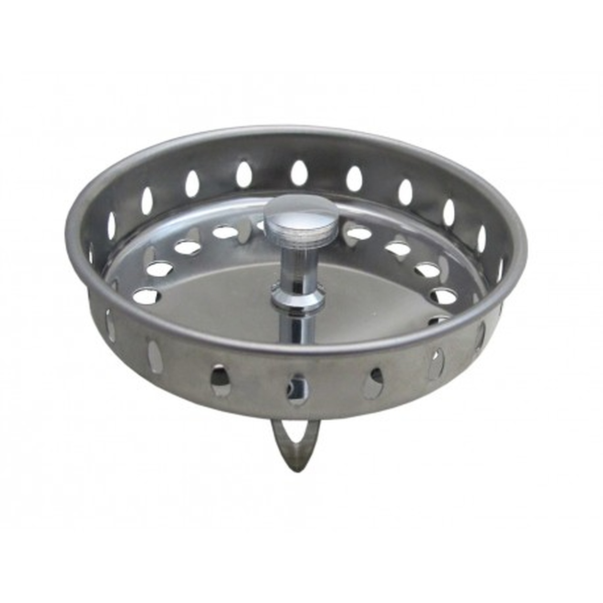 GSW USA AA-142 3-1/2 inch stainless steel replacement sink basket strainer with perforated sides and center post