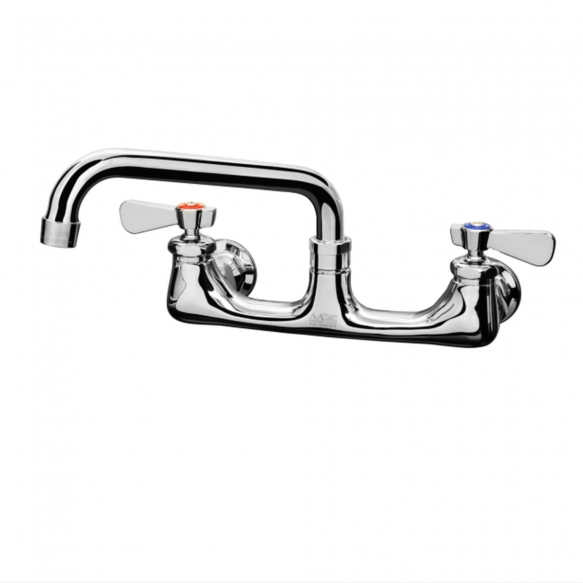 AA-800GT GSW USA 8-inch heavy duty wall mount faucet body assembly in chrome finish