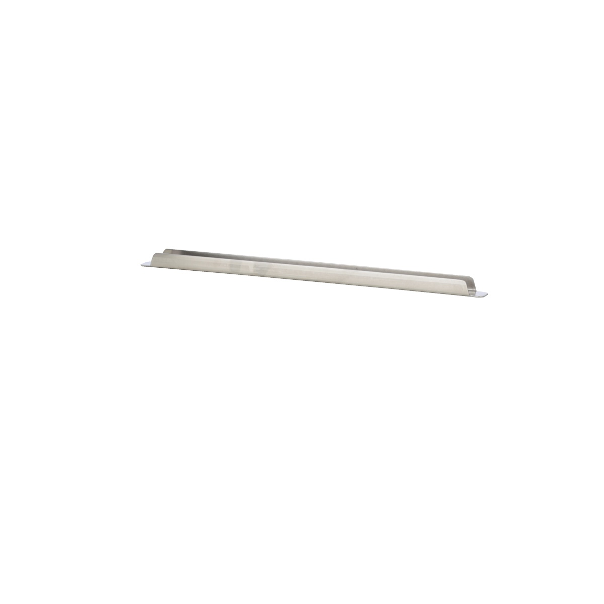 Libertyware AB12 12-inch stainless steel steam table adapter bar with rounded corners