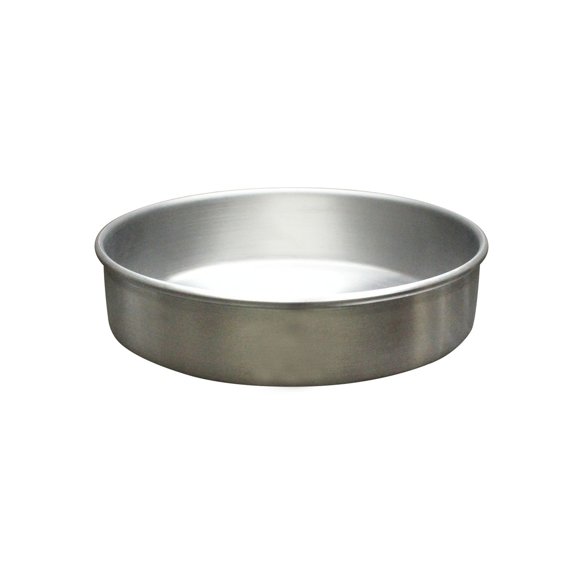 Thunder Group ALCP0802 round aluminum cake pan with straight sides and smooth interior