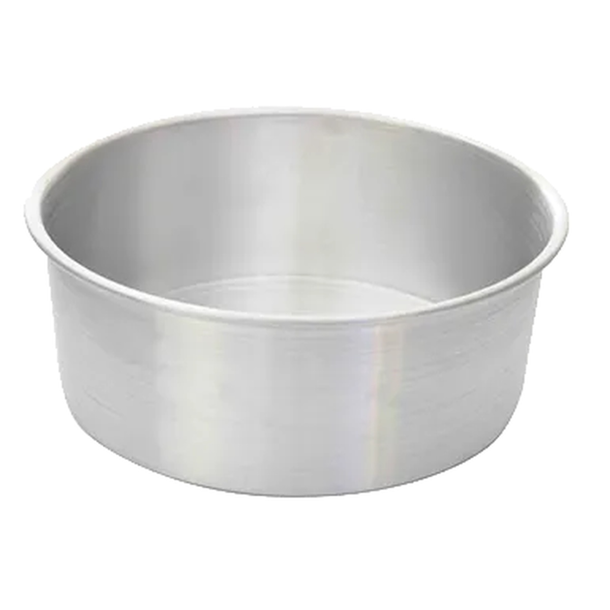 Thunder Group ALCP0903 round aluminum layer cake pan, 9-inch diameter by 3-inch height, plain silver finish