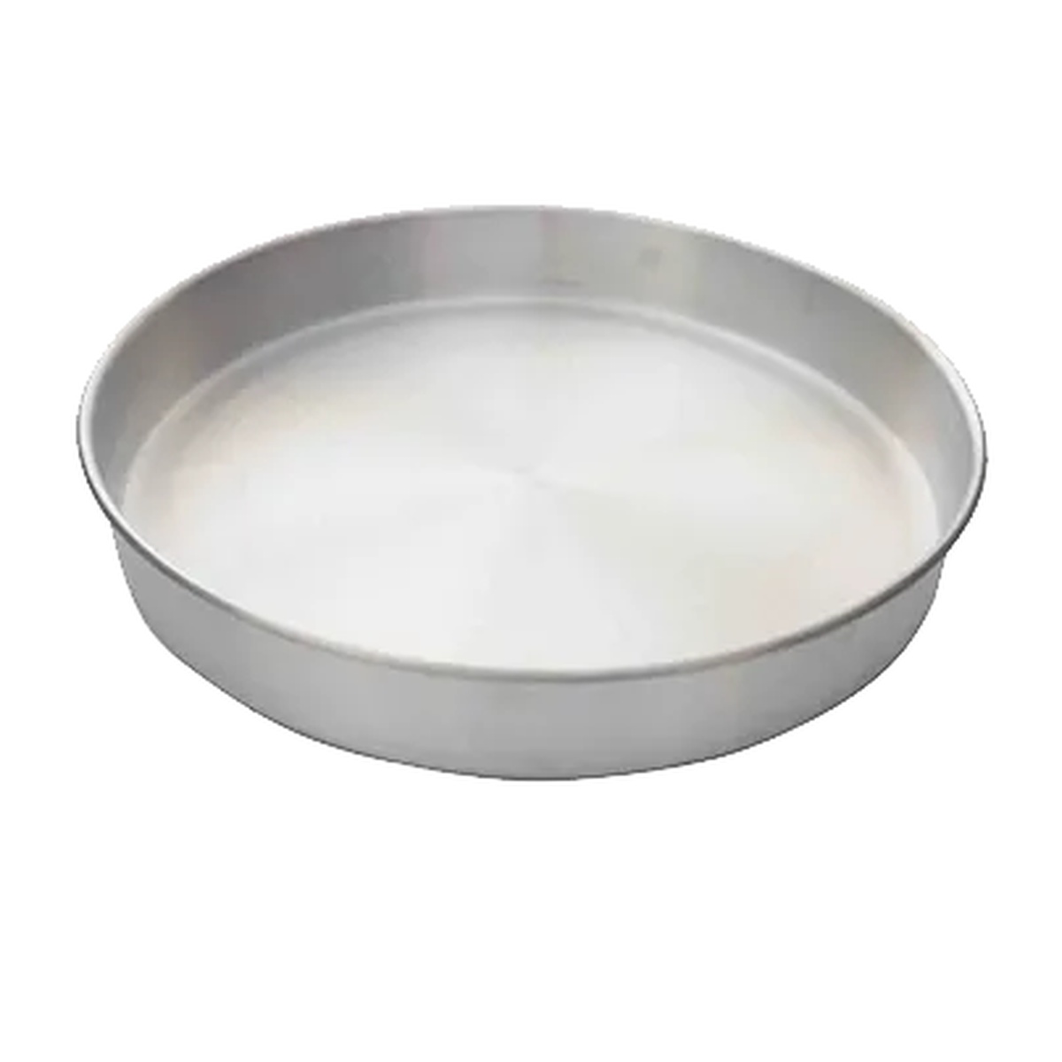 Thunder Group ALCP1202 round aluminum layer cake pan, 12-inch diameter, single unit top view