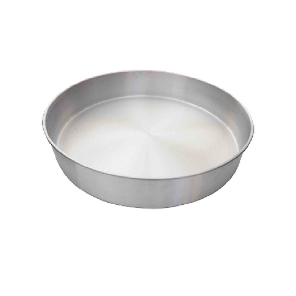 Thunder Group ALCP1203 12-inch round aluminum layer cake pan, single unit view showing smooth interior and straight sides
