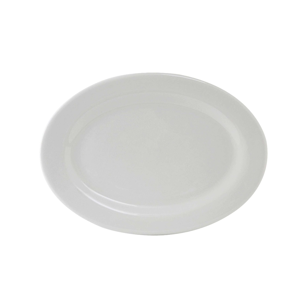 Tuxton Alaska oval platter ALH-116 in porcelain white