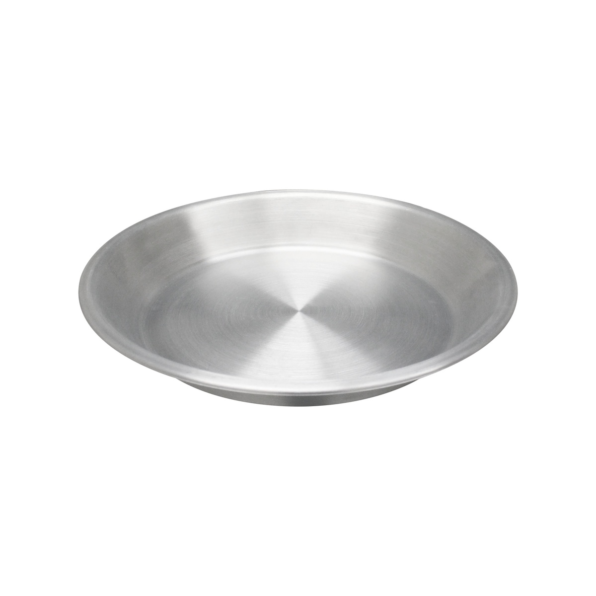 Thunder Group ALPN009 9-inch round aluminum pie pan with silver finish