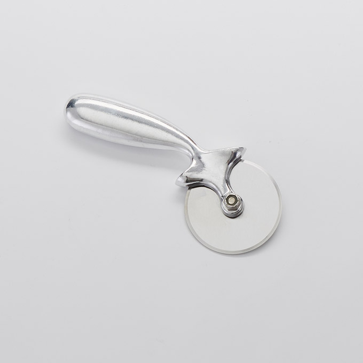 American Metalcraft APC2 pizza cutter with cast aluminum handle and 2-5/8 inch stainless steel blade wheel