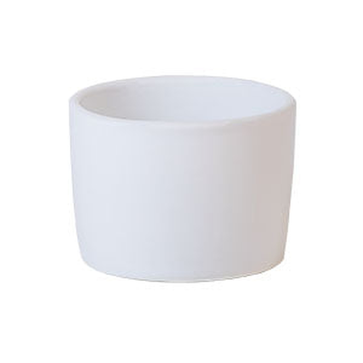 Vertex China ARG-35 Argyle white after-dinner porcelain cup, front view on white background