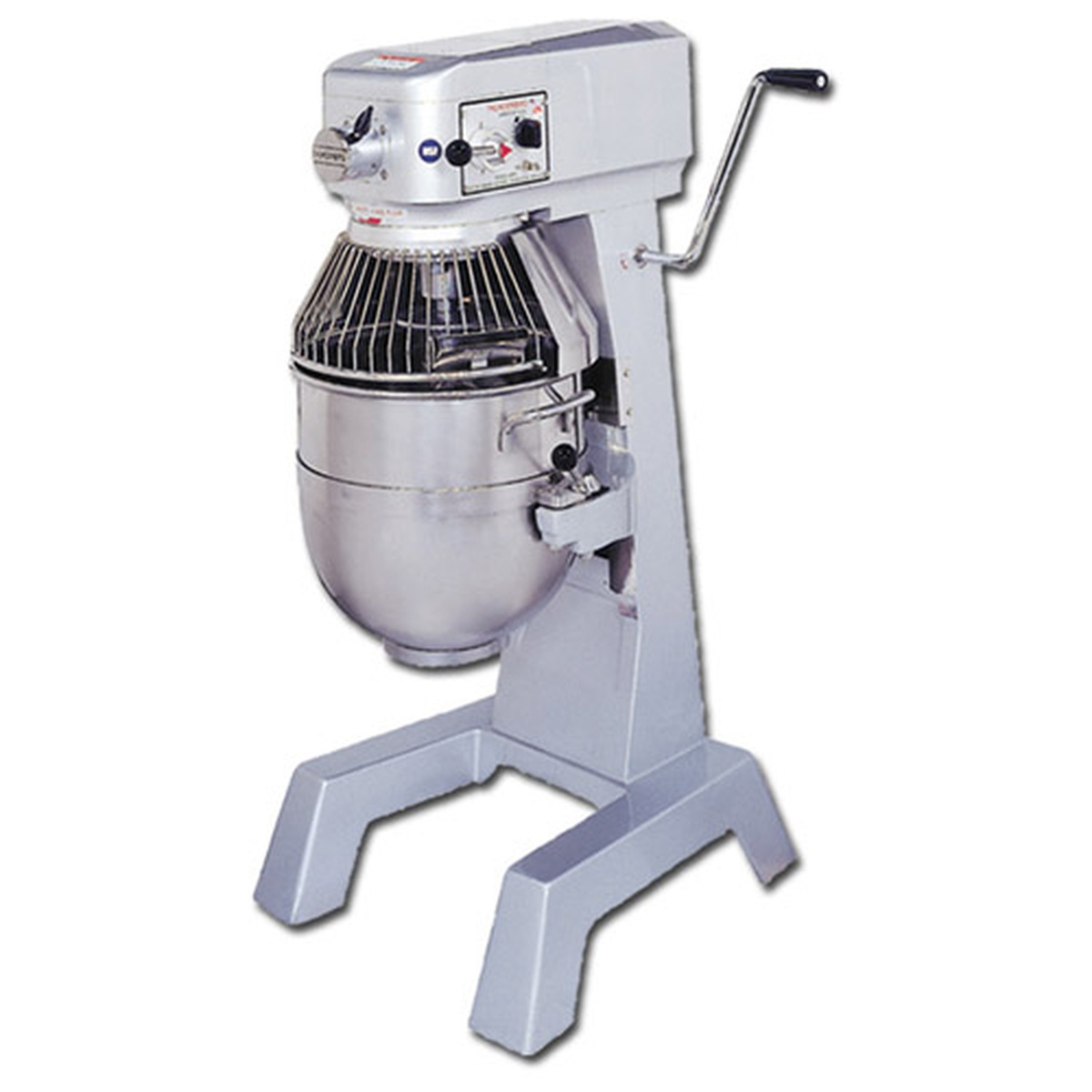 Thunderbird ARM-40 floor model planetary mixer with bowl guard and stainless steel bowl
