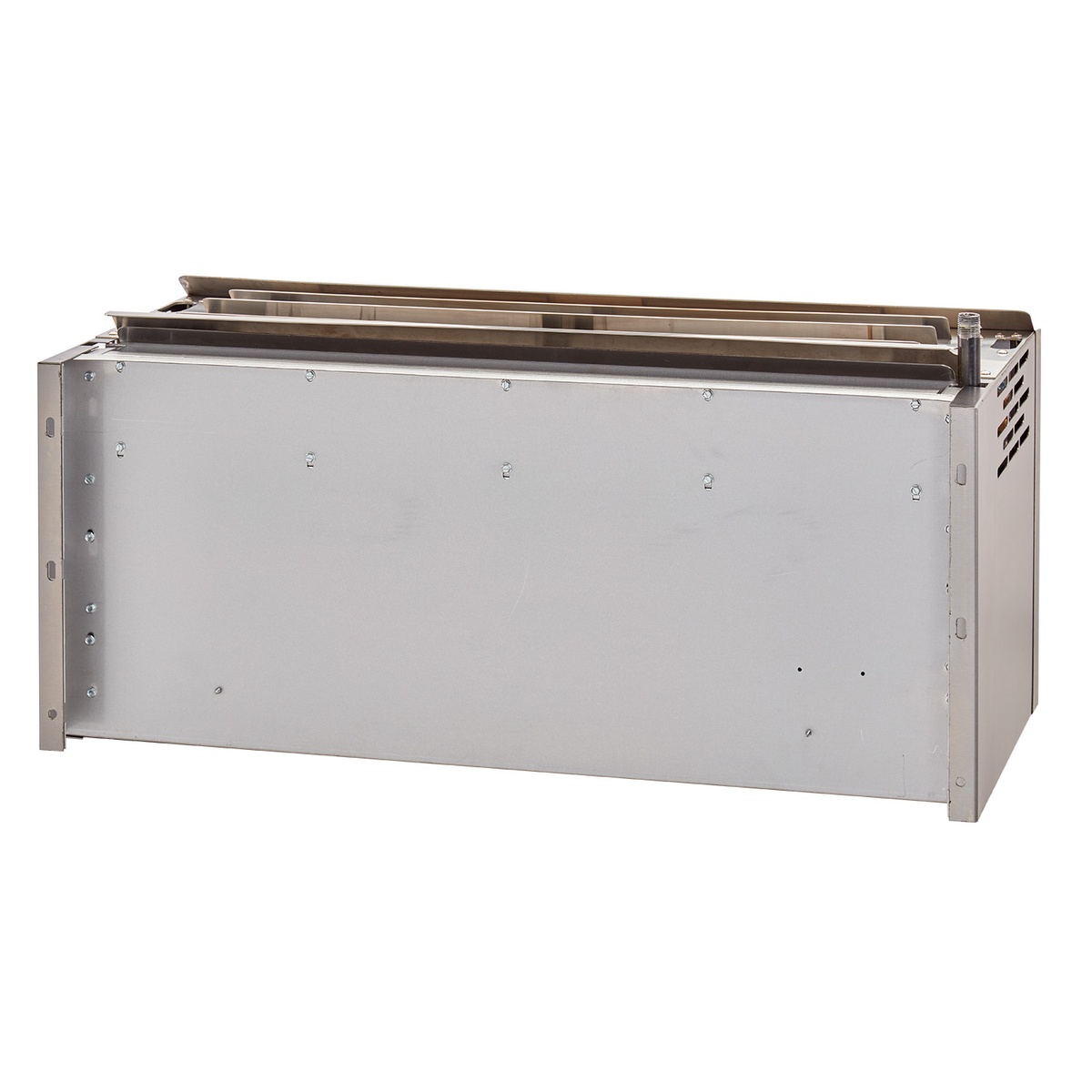 American Range ARSB-36 salamander broiler stainless steel rear view