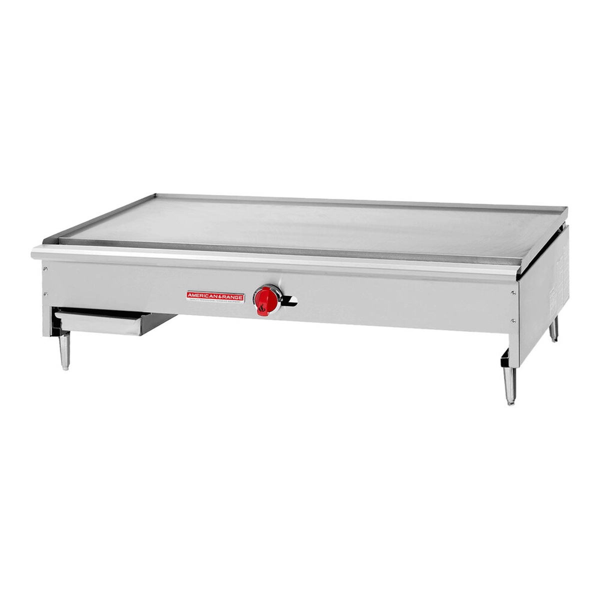 American Range ARTY-60 countertop teppanyaki griddle with polished steel cooking surface