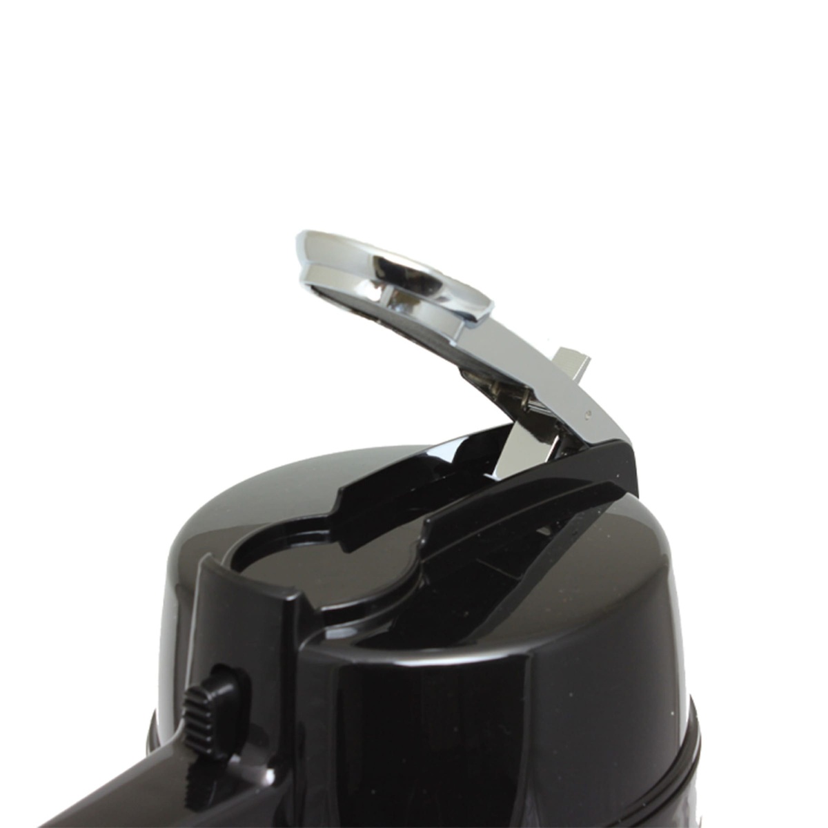 Close-up of the Thunder Group ASLG322 airpot lever mechanism and open lid detail