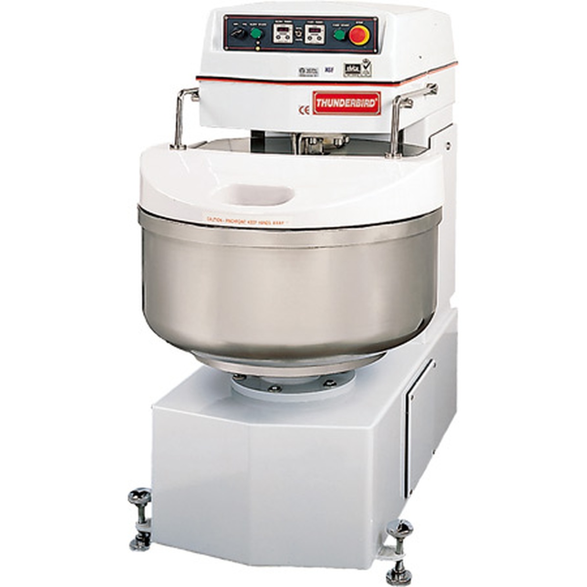 Thunderbird ASP-160 spiral mixer with large stainless steel bowl