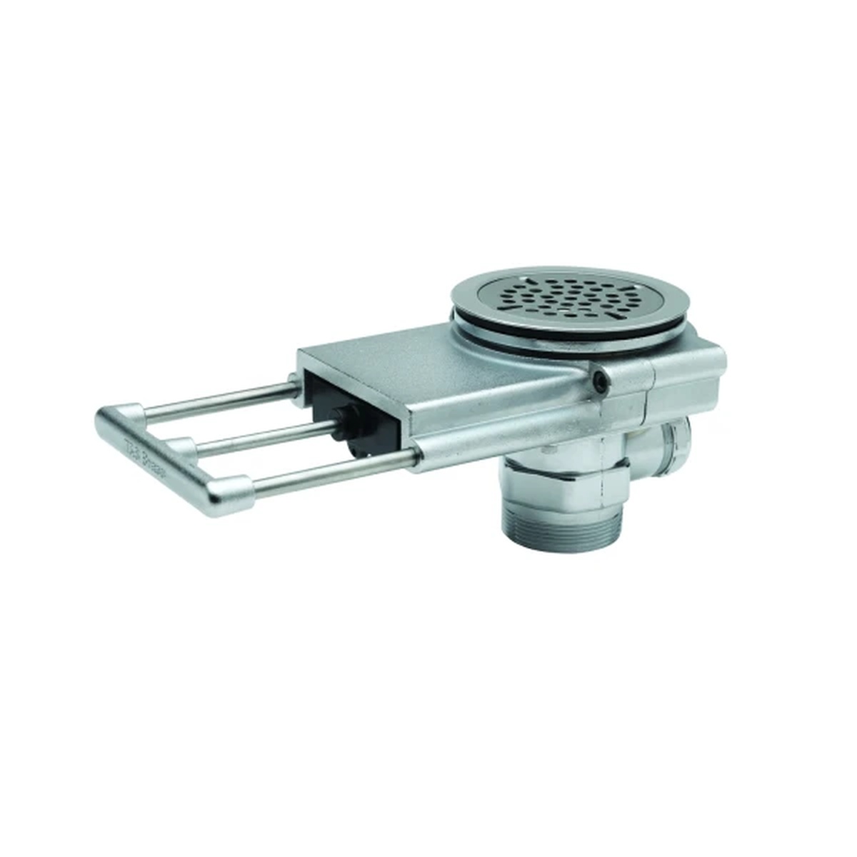 T&S Brass B-3990 Modular Waste Drain with push-pull handle and stainless steel body