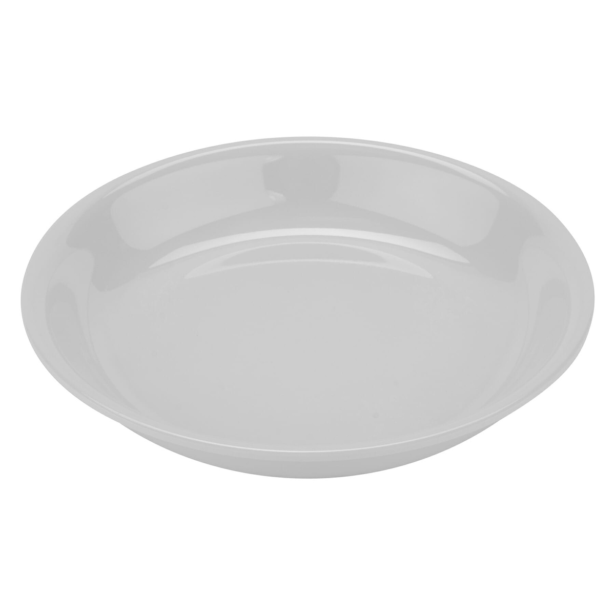 G.E.T. B-875-DW Diamond White melamine pasta bowl, angled three-quarter view showing depth and rim