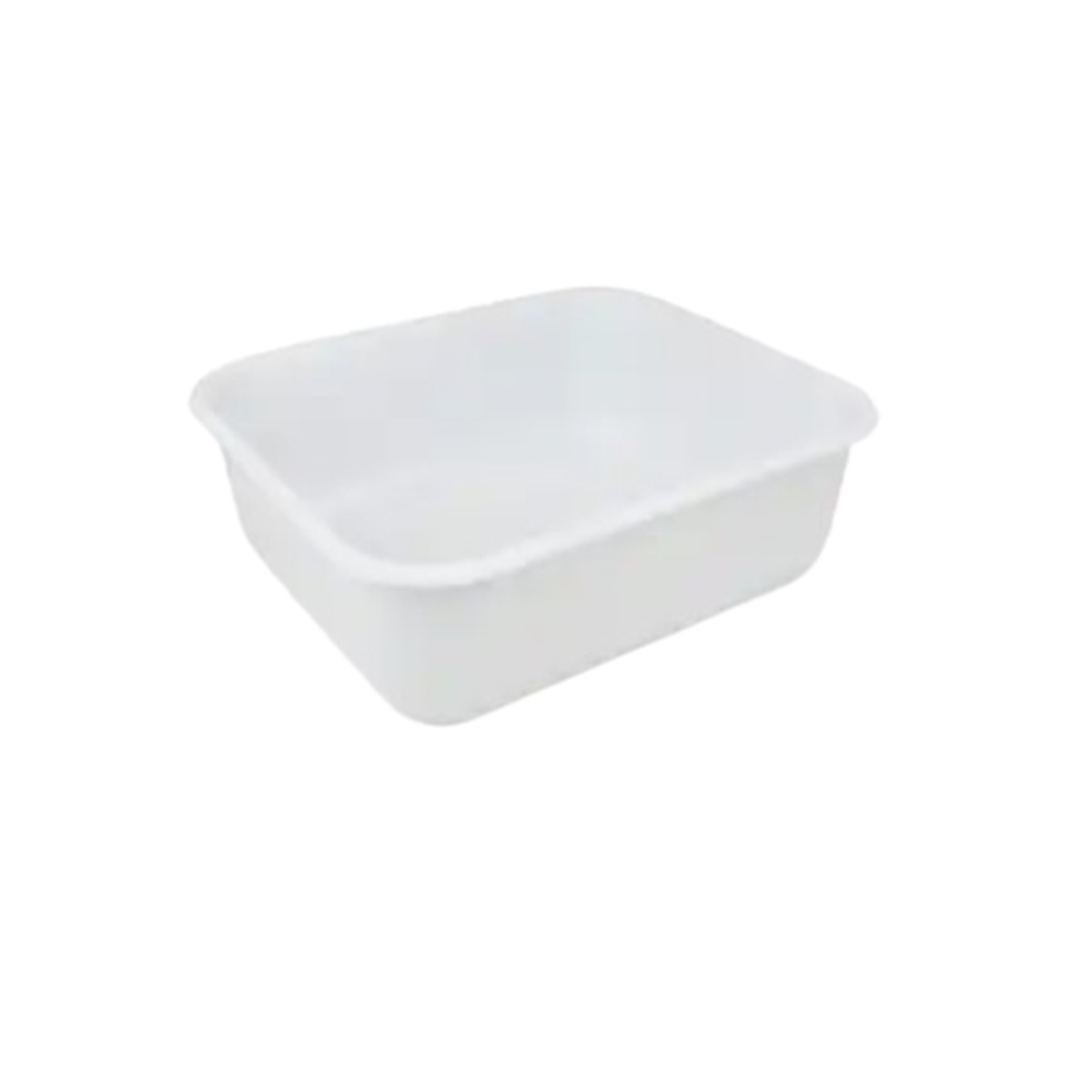 Cresco Resco BB12WHT half-size white bus tub shown from a front-angle view