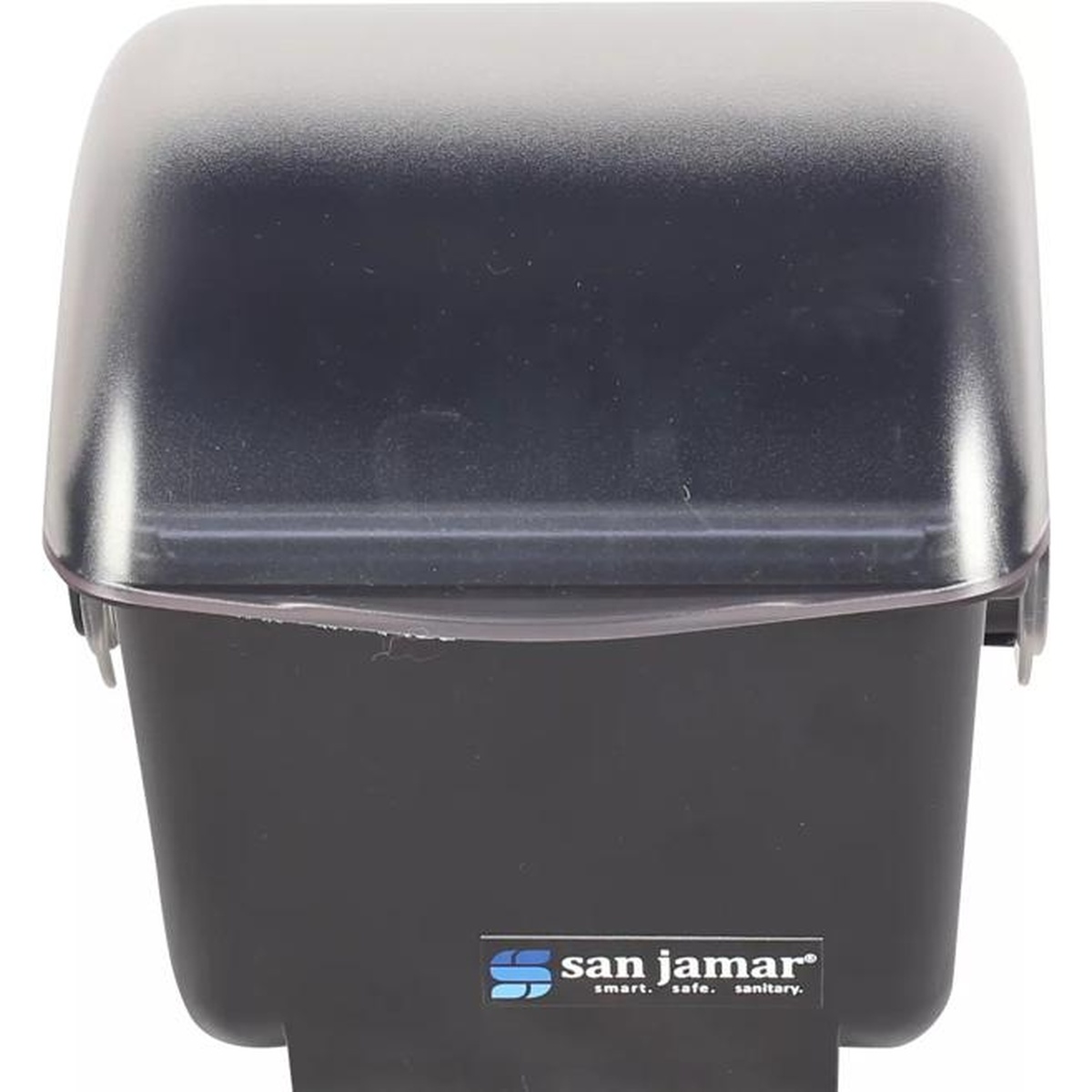 San Jamar BD2001 Mini Dome Condiment Center with dome lid fully closed