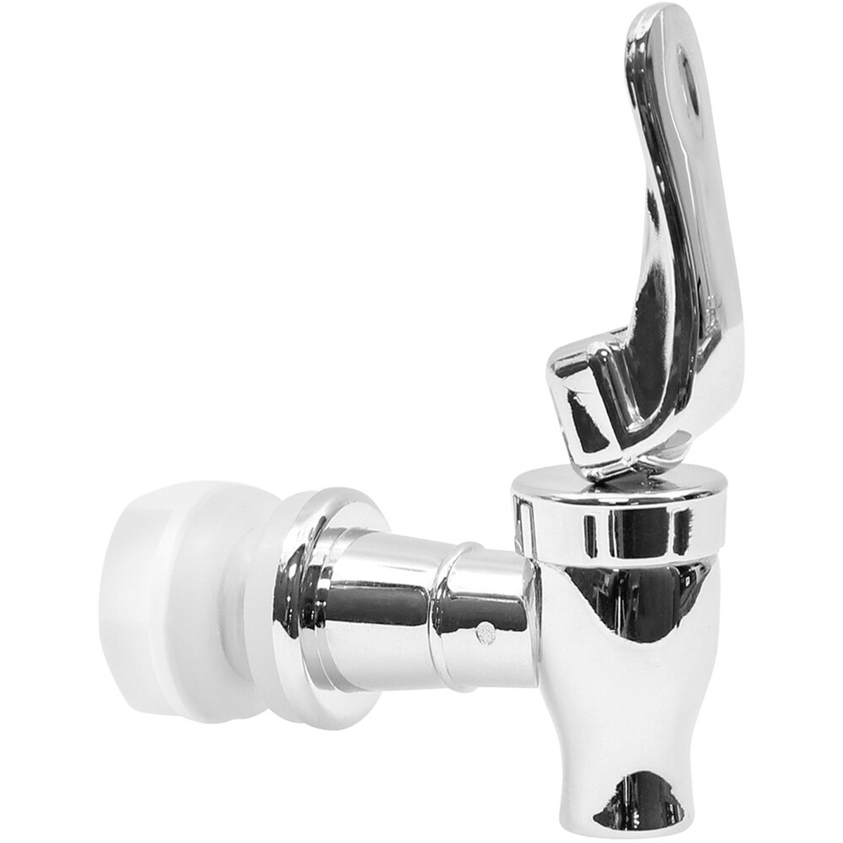 TableCraft BDGF chrome replacement spigot with white rubber gasket, shown on white background