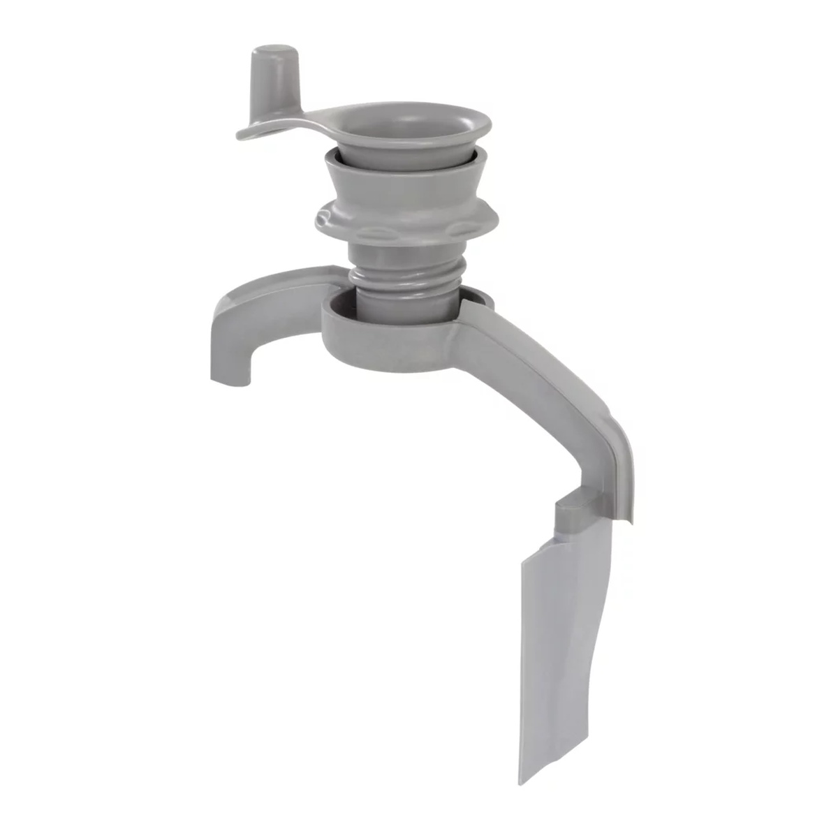 Blixer arm scraper attachment for even mixing and processing
