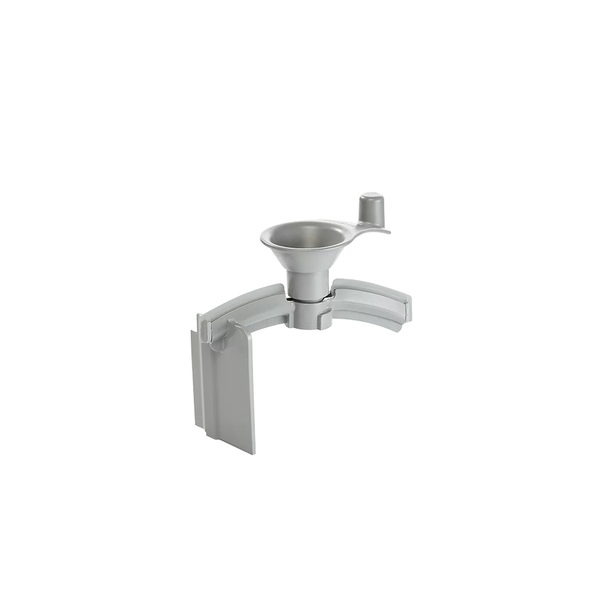 Blixer arm scraper accessory for even consistency and easy cleaning