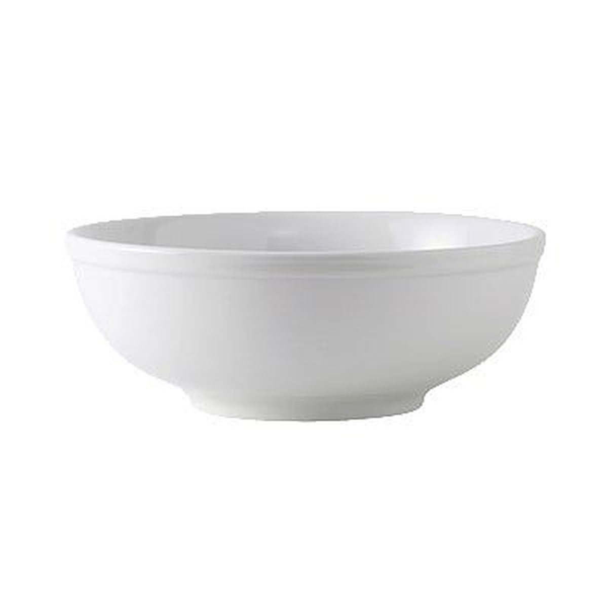 Tuxton BPB-5203 58 oz round porcelain white menudo salad pasta bowl