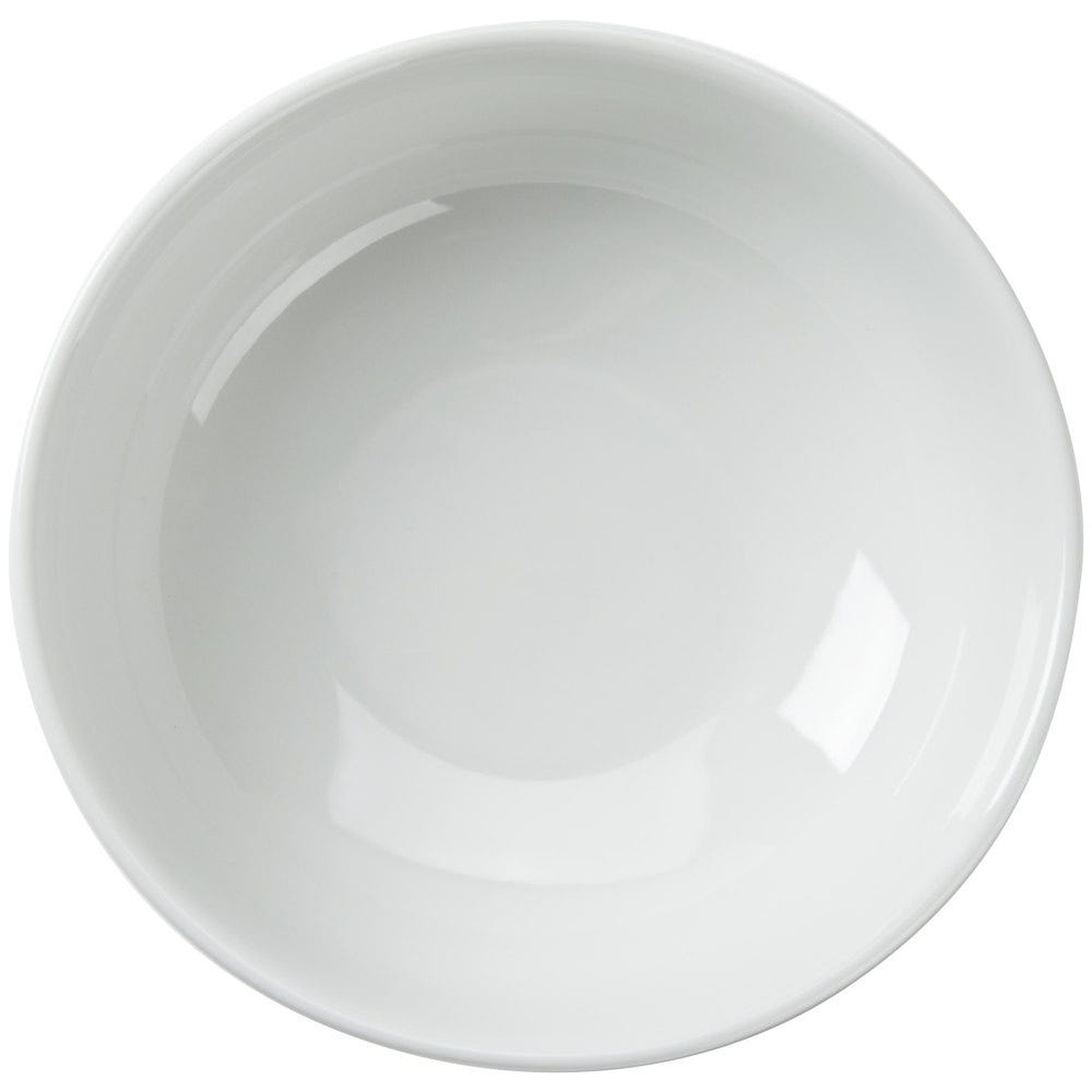 Top-down view of the Tuxton BPB-7003 bowl showing wide round interior