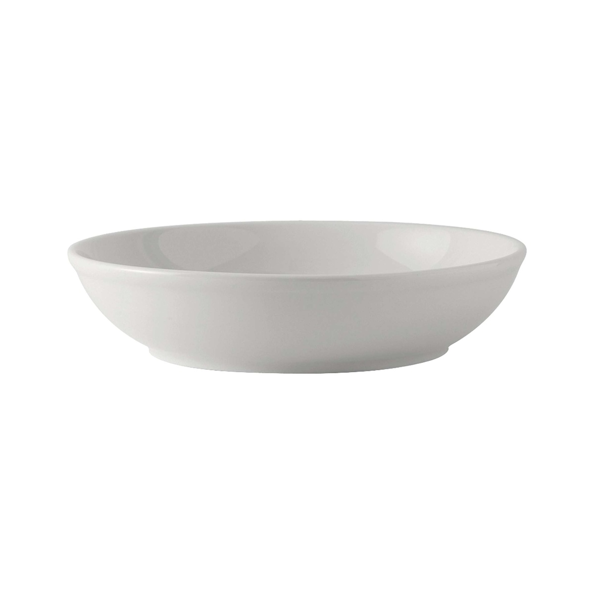 Tuxton porcelain white large pasta bowl with smooth rounded profile