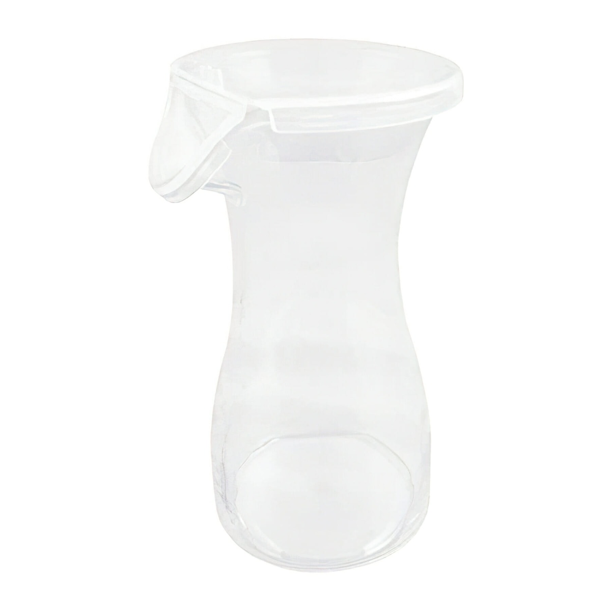 G.E.T. BW-1100-PC-CL clear polycarbonate decanter with hinged lid, 36 oz capacity