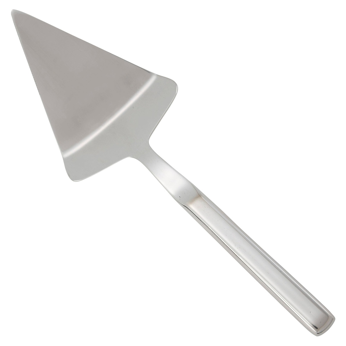 Winco BW-WPS6 11-1/2 inch stainless steel pie server with wide offset blade and hollow handle