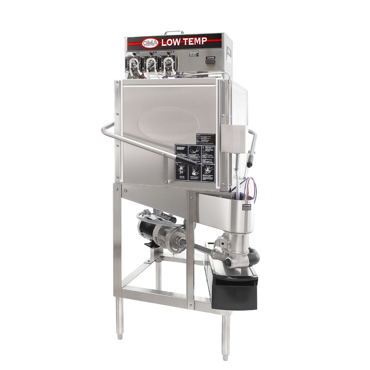 CMA Dishmachines Model C low temperature corner door-type dishwasher