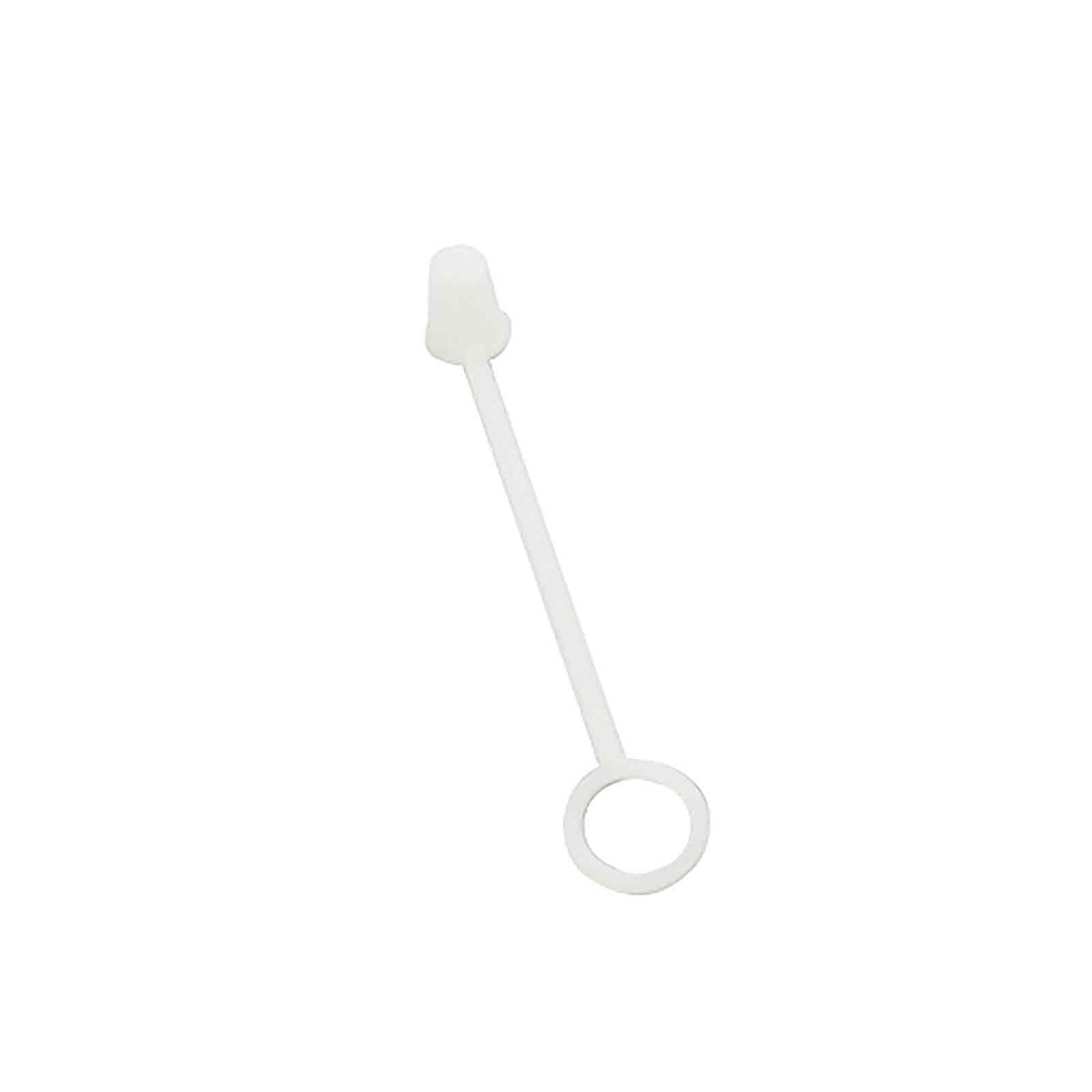 TableCraft C100TC single tethered squeeze bottle cap showing plug end and ring loop