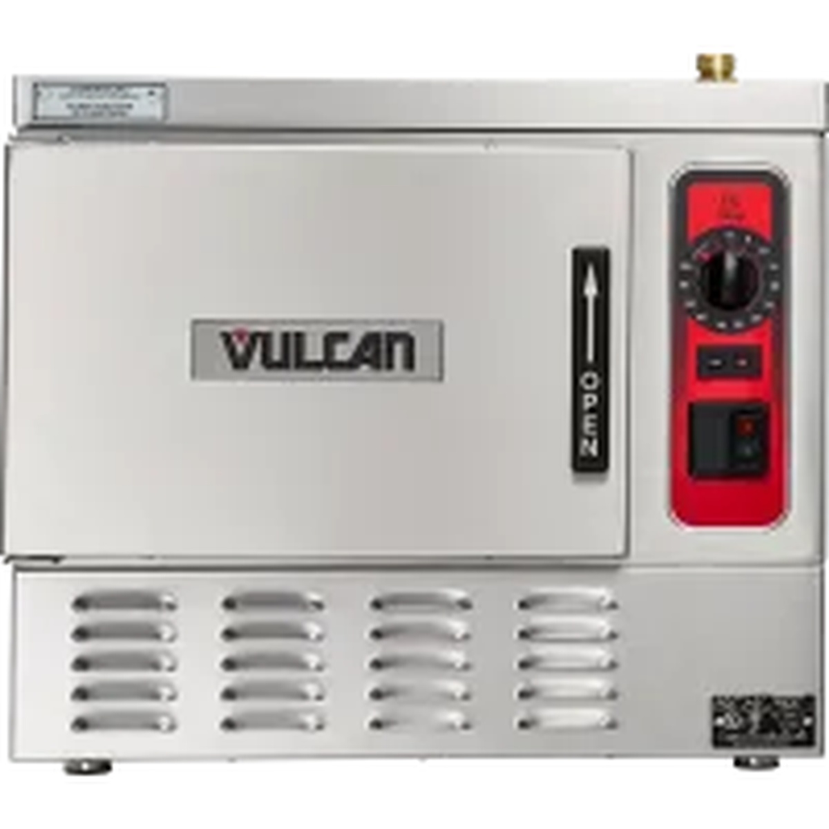 Vulcan C24EA3-PLUS convection steamer front view showing control panel and ventilation grille