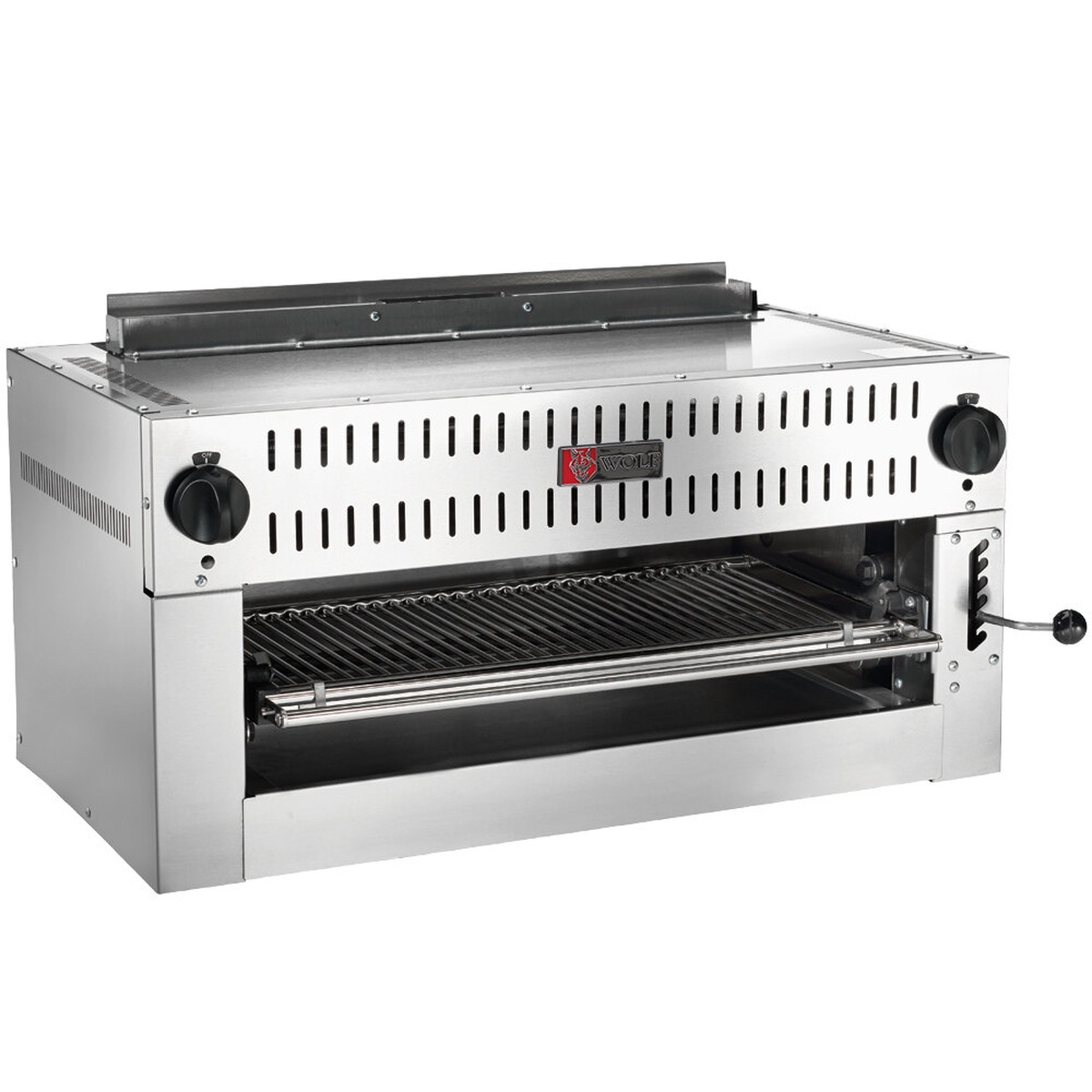 Wolf C36IRB-P 36 inch infrared salamander broiler front view
