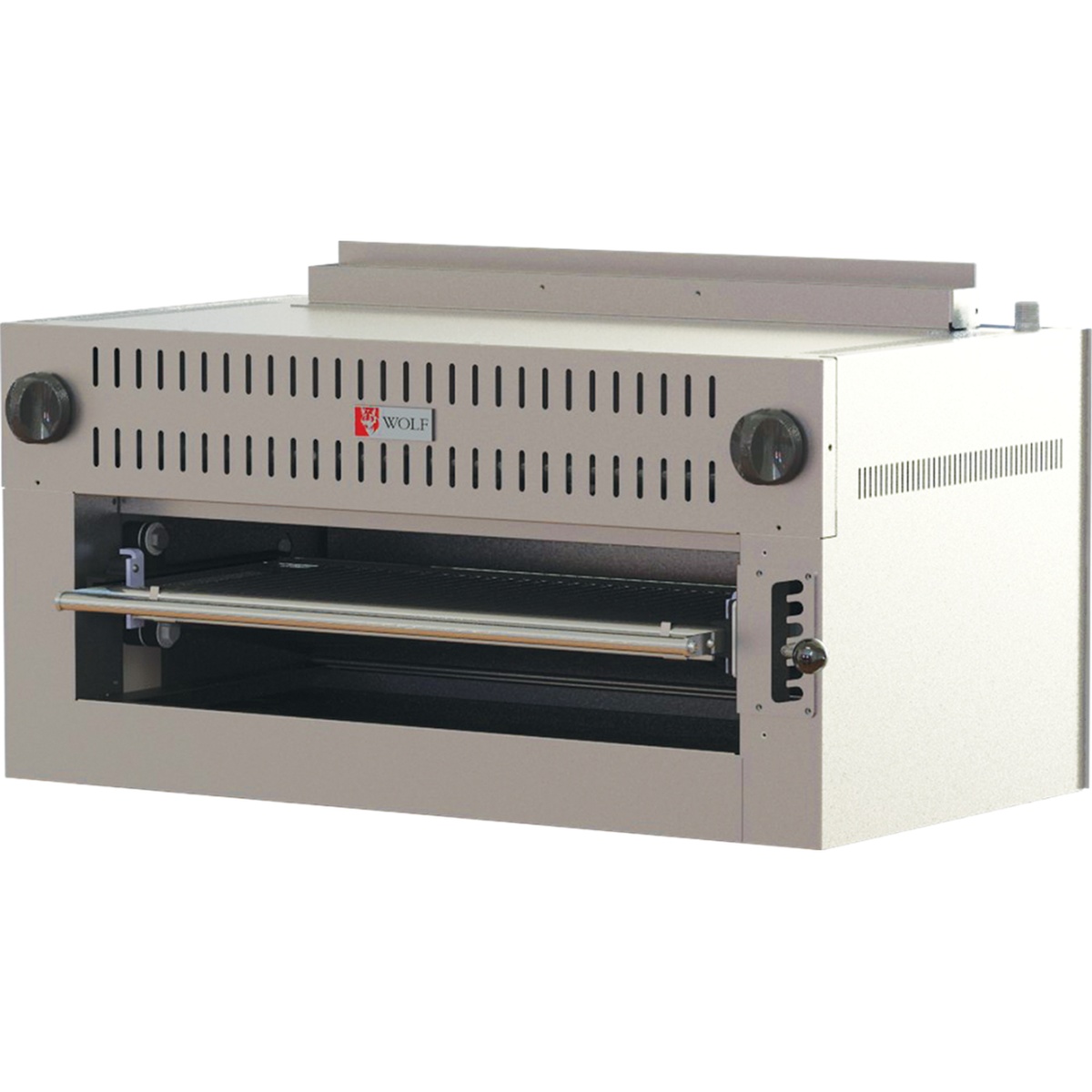 Wolf C36RB-N 36 inch radiant gas salamander broiler front view