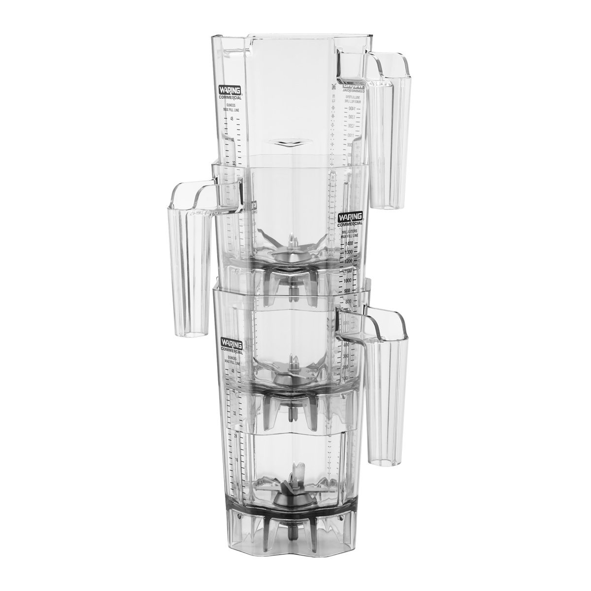 Waring CAC139 clear blender container with handle and blade assembly