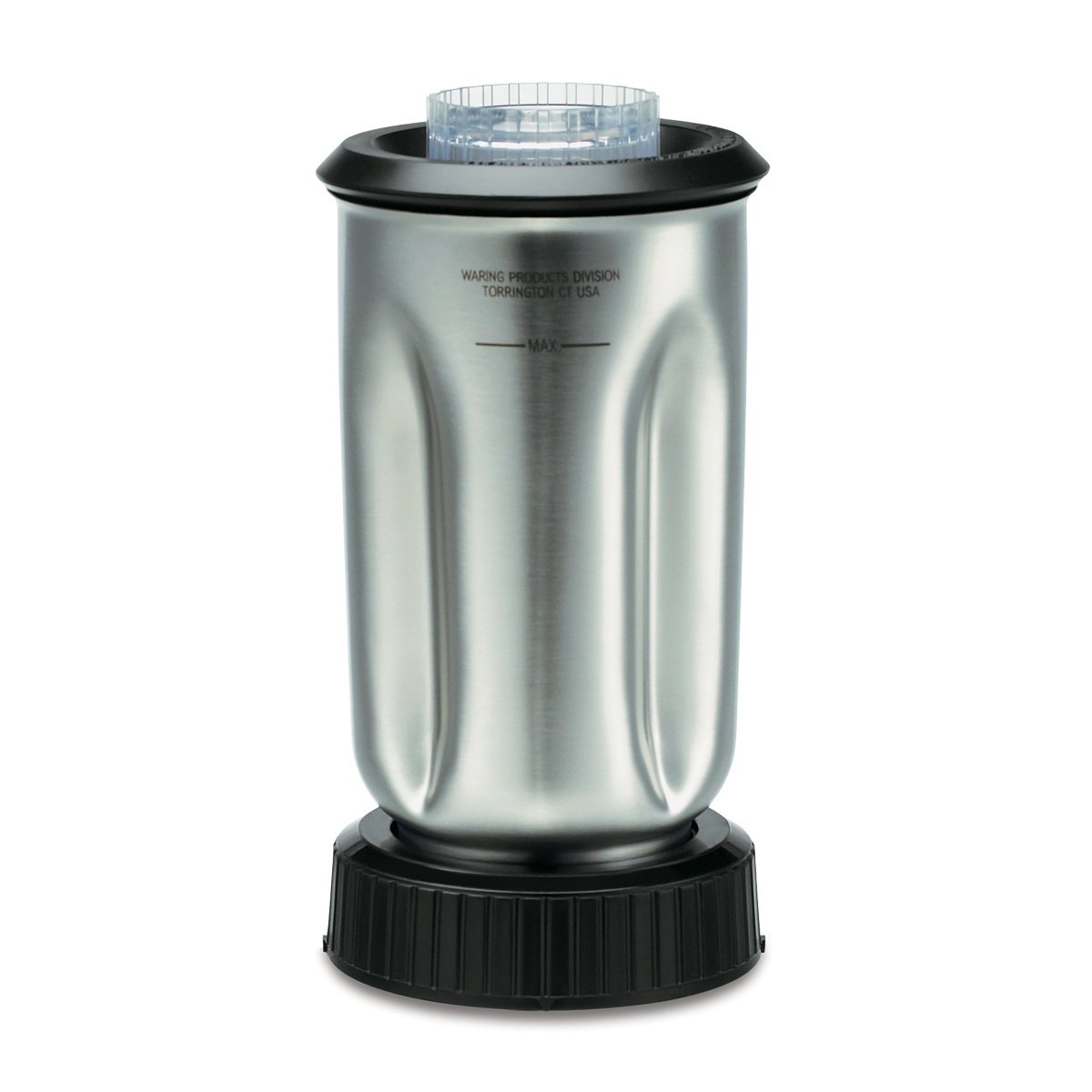 Waring CAC37 32 oz stainless steel blender container with lid
