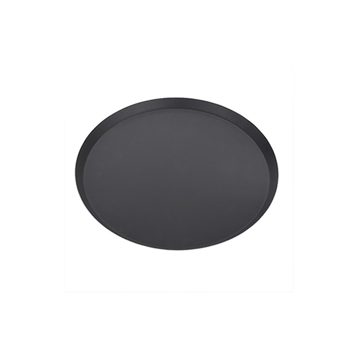 American Metalcraft CAR7HC 7-inch hard coat anodized aluminum pizza pan, dark gray, tapered nesting design