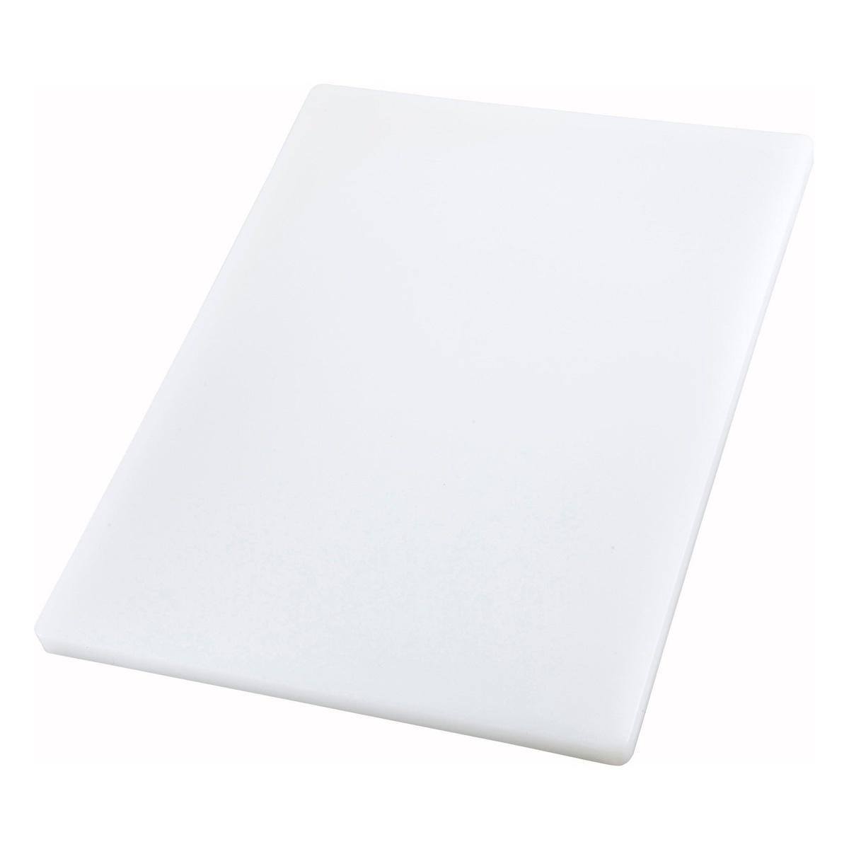Winco CBXH-1520 white rectangular polyethylene cutting board, 15 x 20 x 1 inch