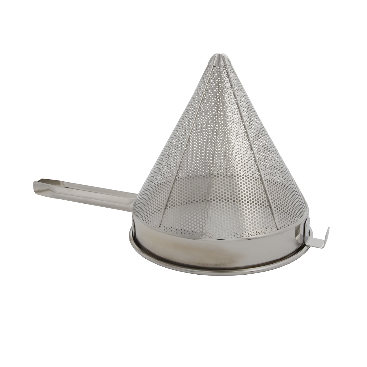 Libertyware CCS10C 10-inch stainless steel coarse mesh china cap strainer with handle and hook